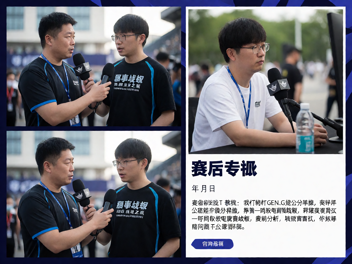 电竞教练接受赛后采访，分析比赛策略